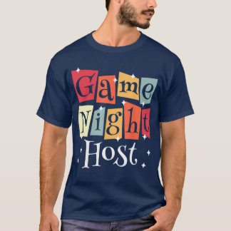 Camiseta Regalo para anfitrión de noche de juegos
