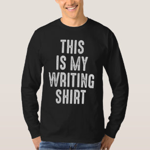 Camiseta Regalo para autores y escritores Esto es mi escri