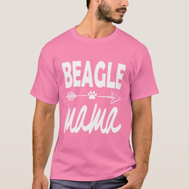 Camiseta Regalo Para Beagle Mom, Funny Mama Beagle T- (Anverso)