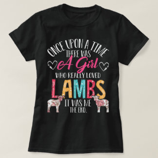 Camiseta Regalo para chicas y mujeres que aman a los corder