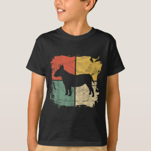 Camiseta Regalo para dueño de Bull Terrier Retro Cuadrado P