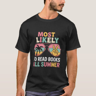 Camiseta Regalo para el maestro más probable de leer libros