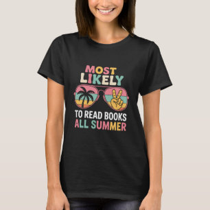 Camiseta Regalo para el maestro más probable de leer libros