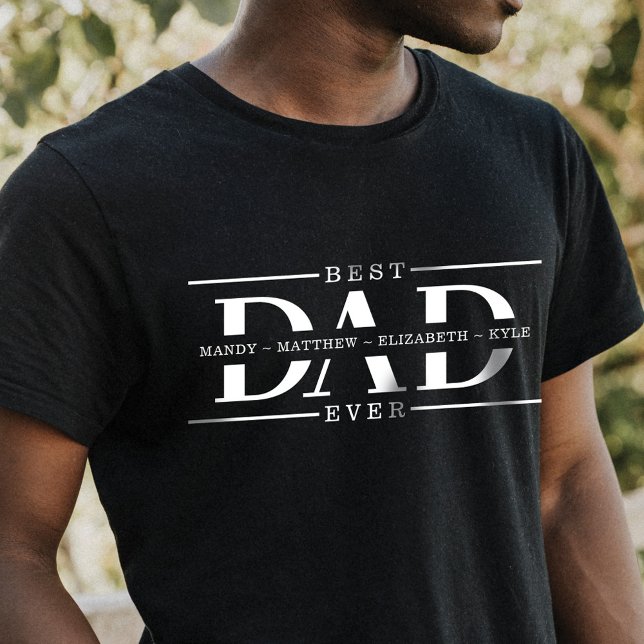 Camiseta Regalo Para El Mejor Papá Que Nunca Nombres Person (Subido por el creador)
