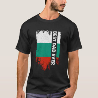 Camiseta Regalo Para El Papá Búlgaro Mejor Papá Búlgaro De