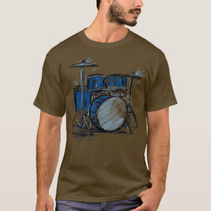 Camiseta regalo para el tambor de tambor