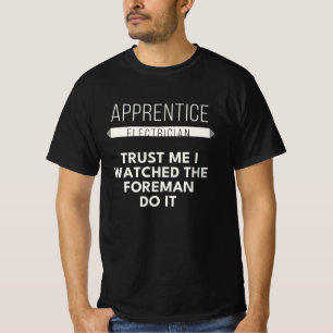 Camiseta Regalo para Electricista Aprendiz - Confía en Mí V