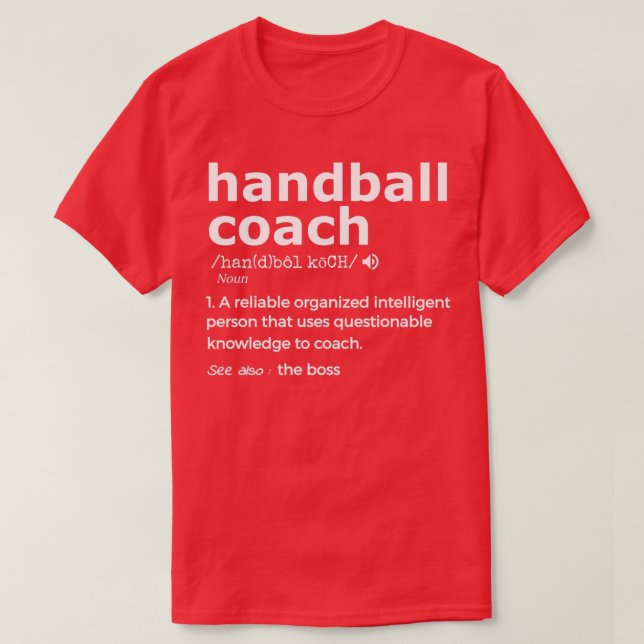 Camiseta regalo para entrenadores y entrenadores de balonma (Diseño del anverso)