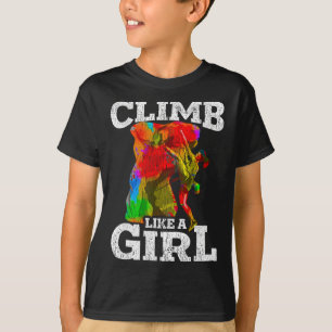 Camiseta Regalo para escalador de roca Bouldering Trekking