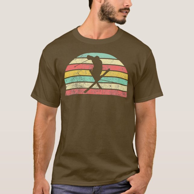 Camiseta Regalo para esquiar con esquiador gráfico de esquí (Anverso)