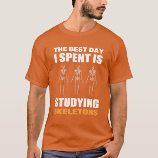 Camiseta Regalo para estudiantes que estudian esqueletos