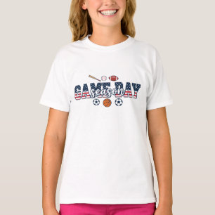 Camiseta Regalo para fanático de múltiples deportes patriót