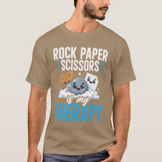 Camiseta Regalo para fanáticos del juego Piedra Papel Tijer