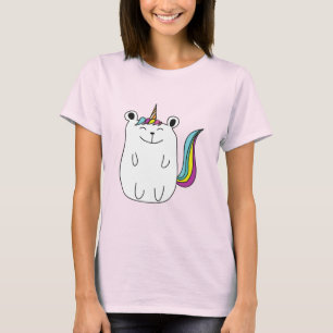Camiseta Regalo para Gato Lindo Gato Unicornio Amante de lo