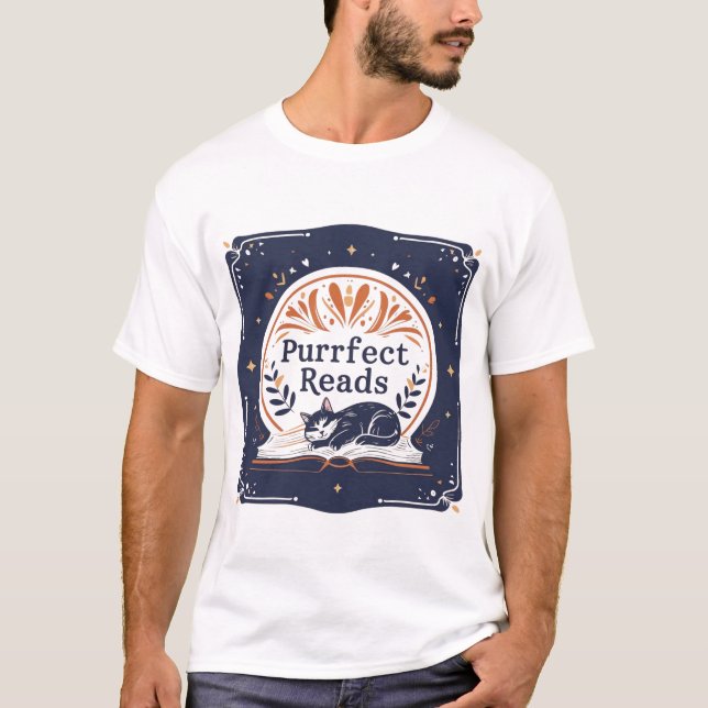 Camiseta Regalo para gatos de reserva - Lecturas perfectas (Anverso)