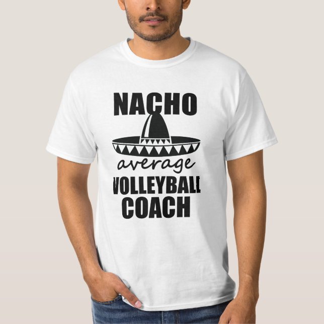 Camiseta Regalo para hombre del voleibol del Nacho de la (Anverso)