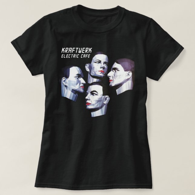 Camiseta Regalo Para Hombres Banda Alemana De Kraftwerk Imp (Diseño del anverso)