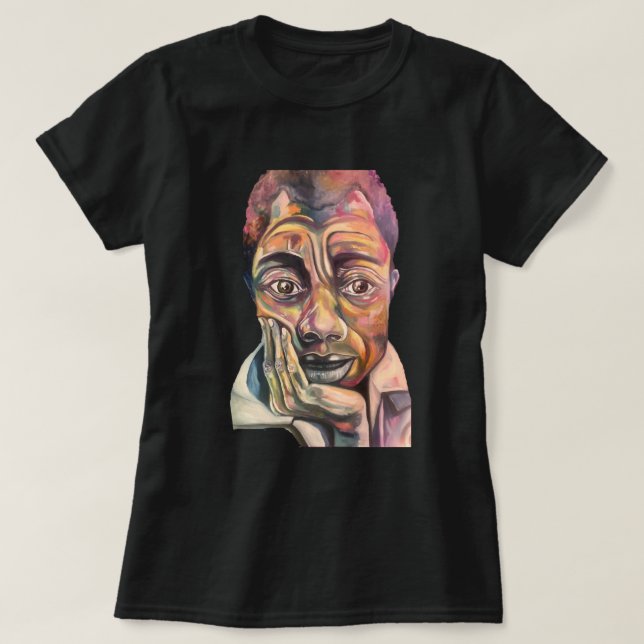 Camiseta Regalo Para Hombres James Baldwin Regalo Para Cump (Diseño del anverso)
