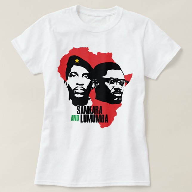 Camiseta Regalo Para Hombres Presidente Thomas De Burkina S (Diseño del anverso)