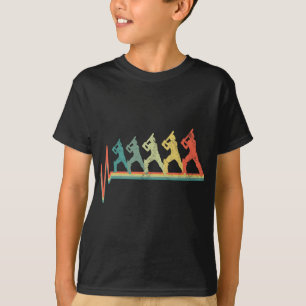 Camiseta Regalo para jugador de cricket Latido de corazón d