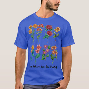 Camiseta Regalo para la abuela del jardinero donde estás pl