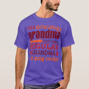 Camiseta Regalo para la abuela genealógica, la gran genealo