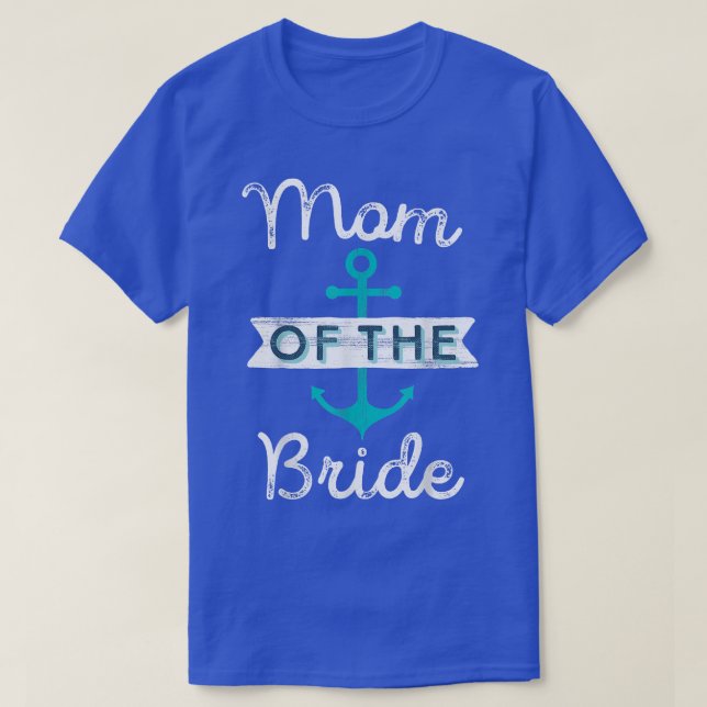 Camiseta Regalo para la Madre de la Novia Divertido Madre M (Diseño del anverso)