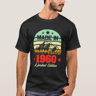 Camiseta Regalo para la montaña de cosecha de 60 años 1960