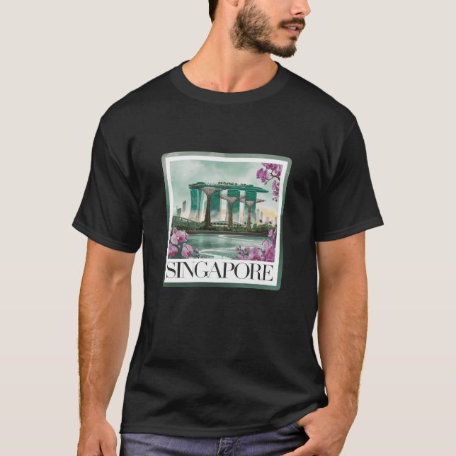 Camiseta Regalo para los admiradores de Singapur (Anverso)