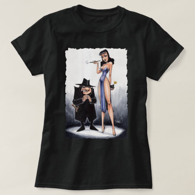 Camiseta Regalo Para Los Hombres Boris Y Natasha Asombroso  (Diseño del anverso)