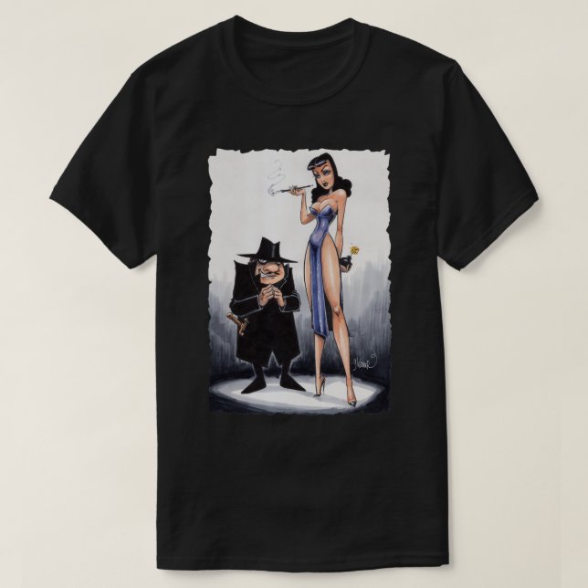 Camiseta Regalo Para Los Hombres Boris Y Natasha Asombroso  (Diseño del anverso)