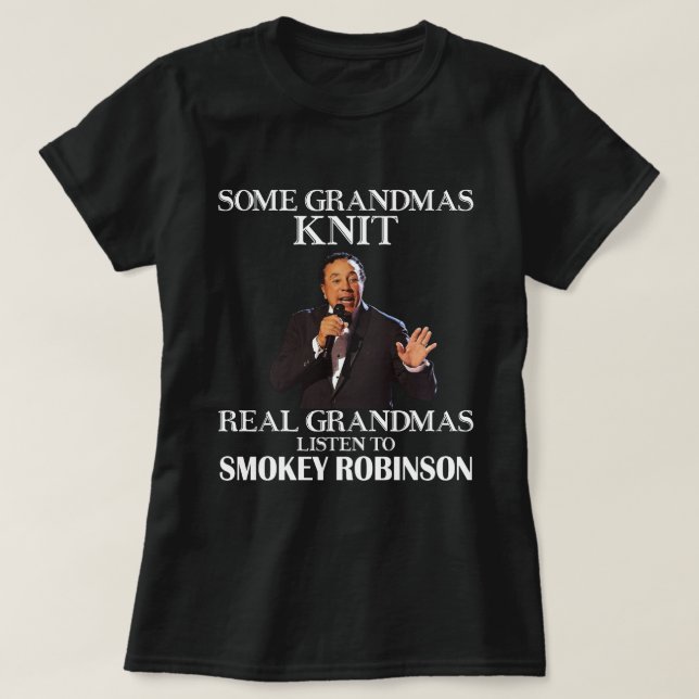 Camiseta Regalo para los verdaderos abuelos Escuche a Smoke (Diseño del anverso)