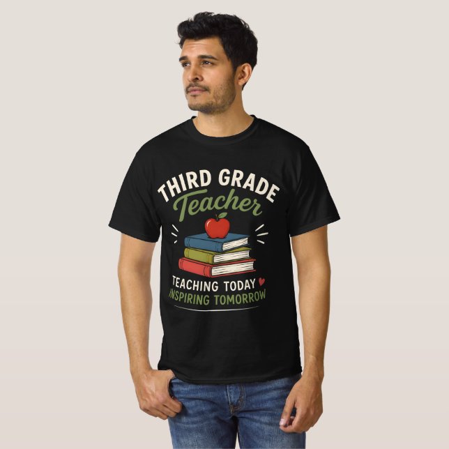 Camiseta Regalo para maestro de tercer grado (Anverso completo)