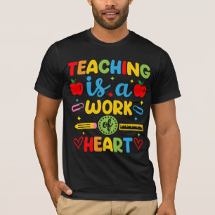 Camiseta Regalo para maestro La enseñanza es un trabajo del