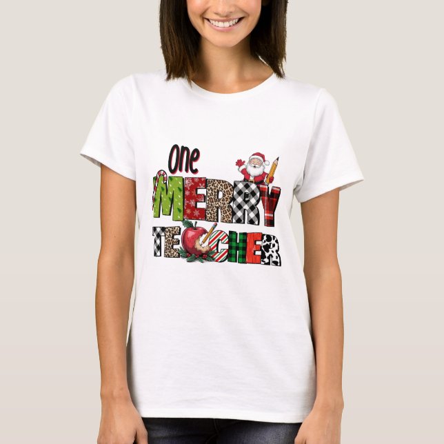 Camiseta Regalo para Maestro | Un Maestro Alegre (Anverso)