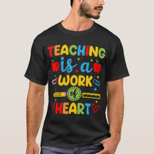Camiseta Regalo para maestros: Enseñar es un trabajo del co