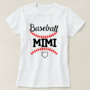 Camiseta Regalo para mujer de la abuela del béisbol Mimi