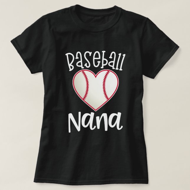 Camiseta Regalo para mujer del juego de béisbol de la (Diseño del anverso)