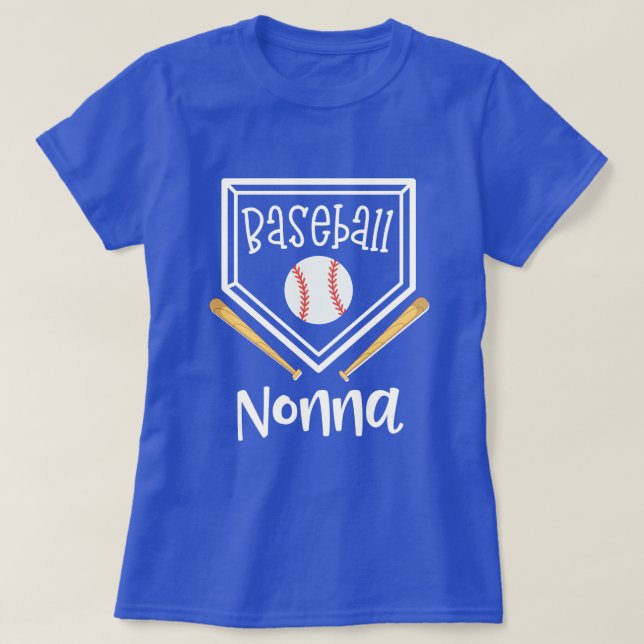 Camiseta Regalo para mujer del juego de béisbol de la (Diseño del anverso)