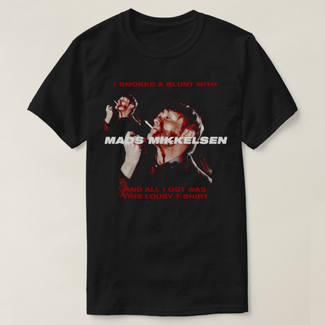 Camiseta Regalo Para Mujeres Mikkelsen Actor Danés De Mads  (Diseño del anverso)