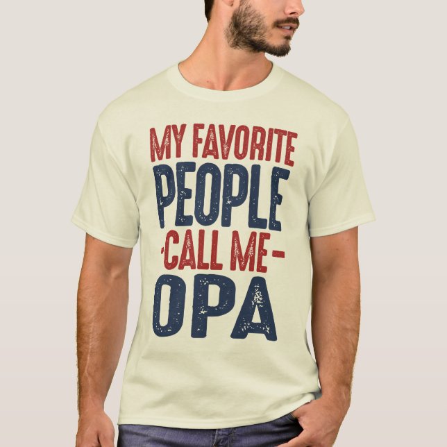 Camiseta Regalo para Opa (Anverso)