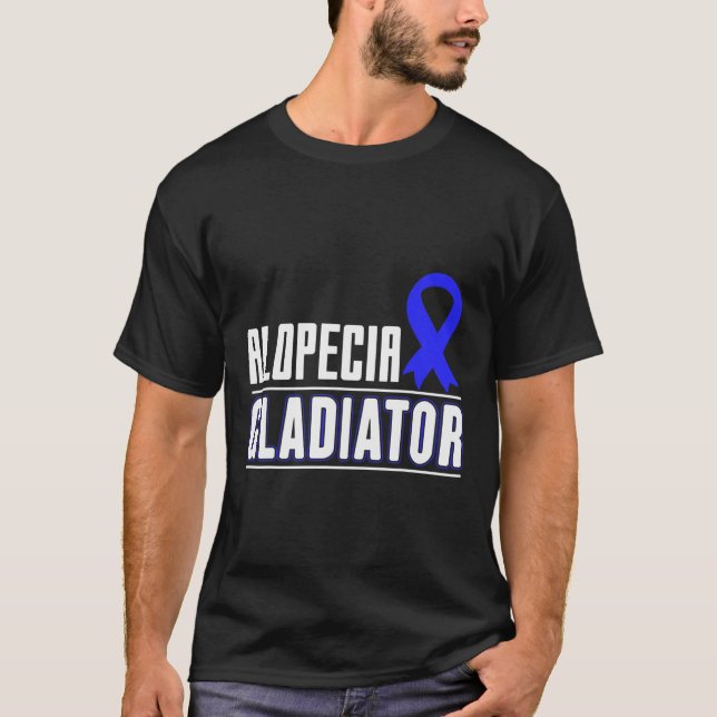 Camiseta Regalo para pacientes con calvicie en punto Alopec (Anverso)