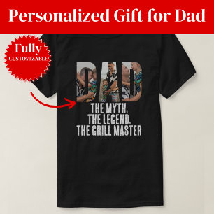 Camiseta Regalo para Papá Maestro de la Parrilla