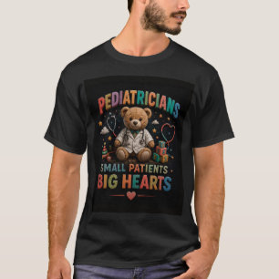Camiseta 🧸 Regalo para pediatras con grandes corazones 💖