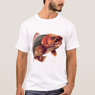 Camiseta Regalo para pescador de carpas monstruosas