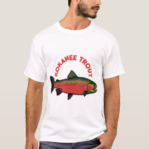Camiseta Regalo para pescador de trucha Kokanee