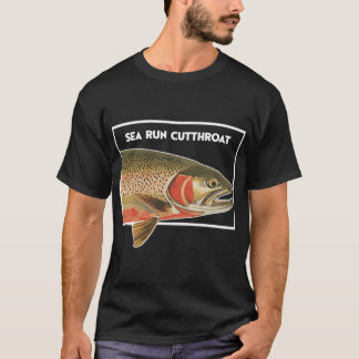 Camiseta Regalo para pescadores de trucha degollada de mar