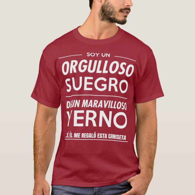 Camiseta Regalo para Suegro Padre en la Ley de (Anverso)