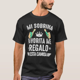 Camiseta Regalo Para Tío De Sobrinos Espa ol D a Del Padre