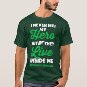 Camiseta Regalo para trasplante hepático de receptor de órg